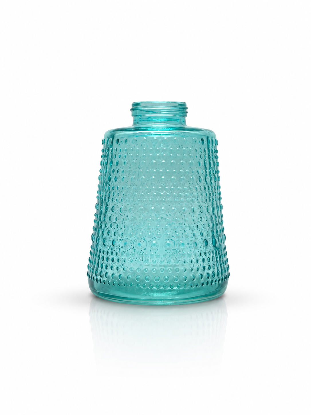 Turquoise Dotted Reed Textured Diffuser Bottle